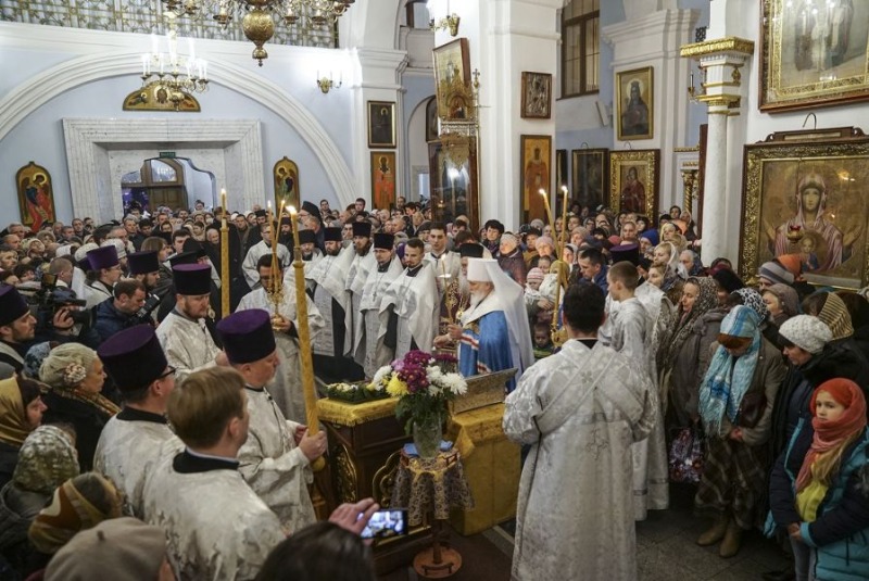 Relikwie św. Dymitra Sołuńskiego w Białorusi 