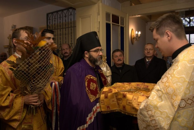 Arcybiskup Jakub w parafii w Mrągowie
