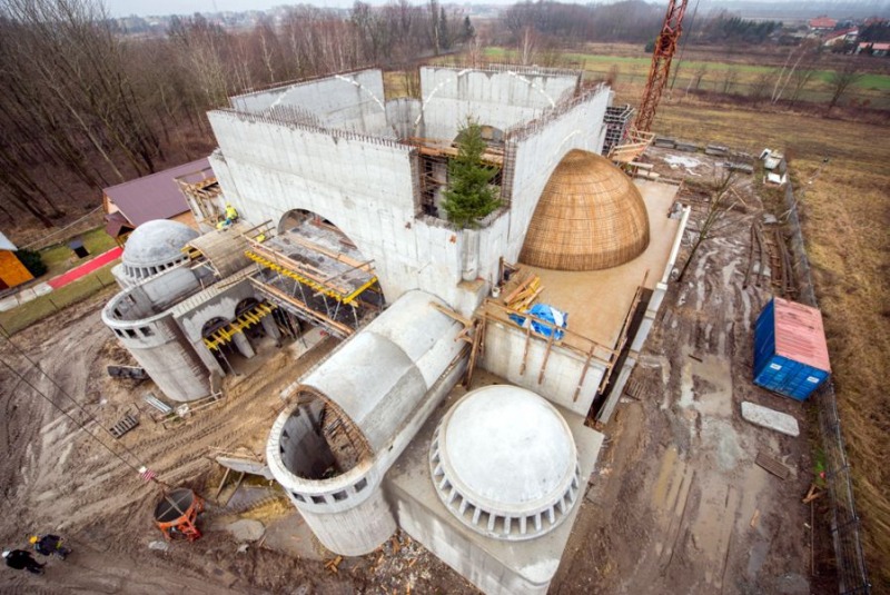 Budowa świątyni Hagia Sophia w Warszawie – stan bieżący