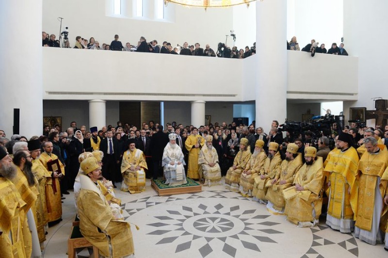 Paryż: wyświęcenie cerkwi Świętej Trójcy