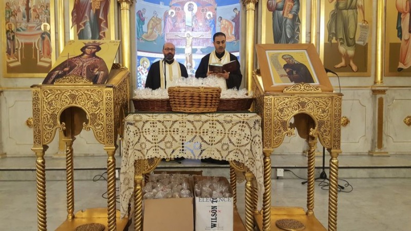 Sobór Świętego Krzyża w Damaszku (Syria) - poświęcenie koliwa