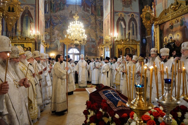 Rosja - Pogrzeb archimandryty Cyryla (Pawłowa) 