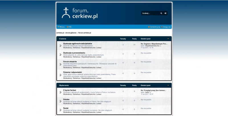 Forum.cerkiew.pl ponownie uruchomione!