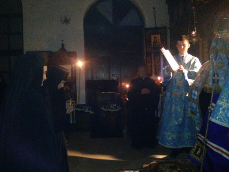 Postrzyżyny małej schimy w turkowickim monasterze
