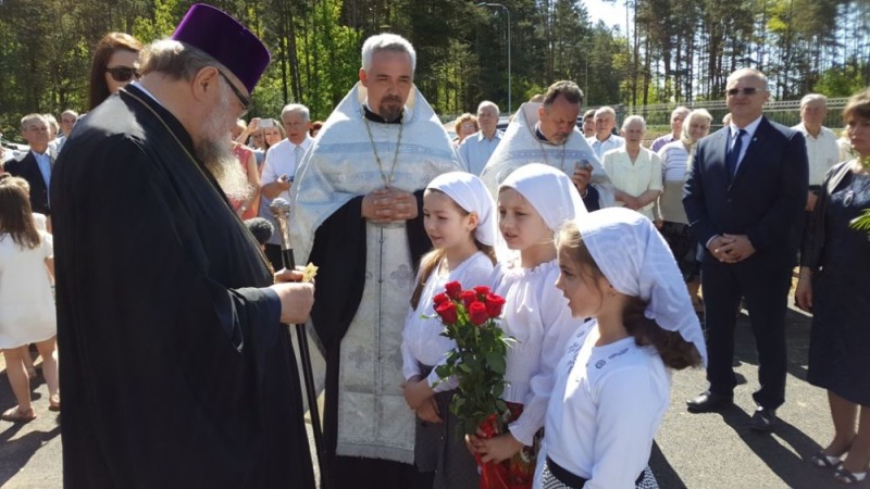 Poświęcenie cmentarza w parafii Św. Dymitra w Hajnówce