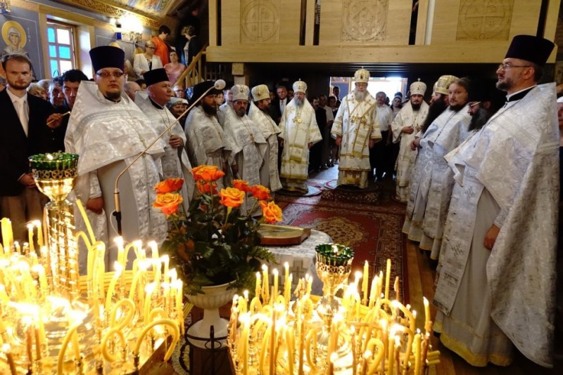  Poświęcenie cerkwi na Świętej Górze Grabarce