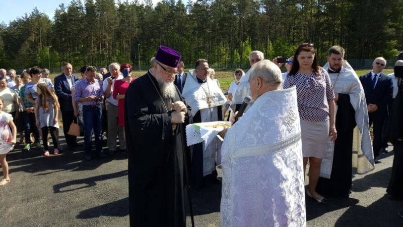 Poświęcenie cmentarza w parafii Św. Dymitra w Hajnówce