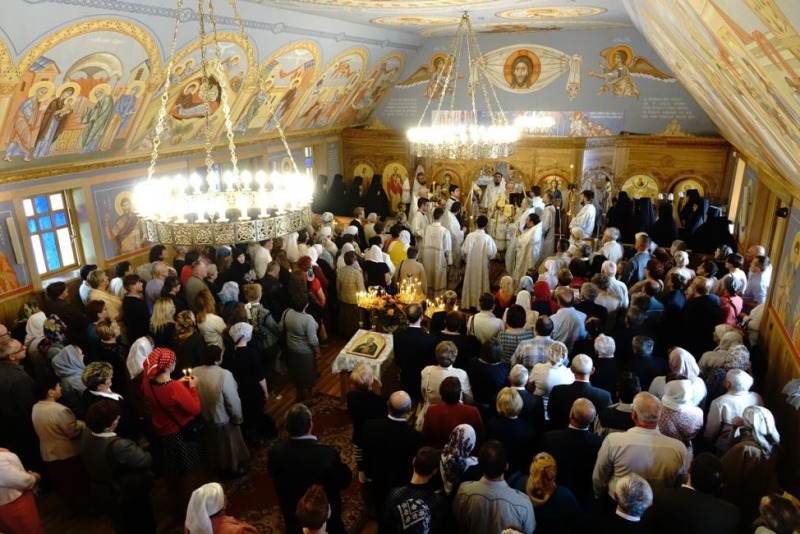  Poświęcenie cerkwi na Świętej Górze Grabarce