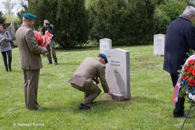 Uroczystości ku czci serbskich żołnierzy. 