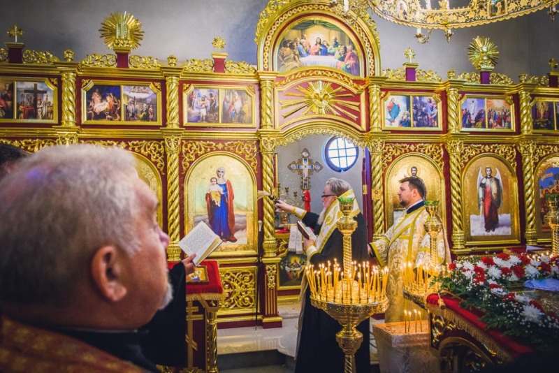 Poświęcenie ikonostasu i dzwonów w Zbuczu