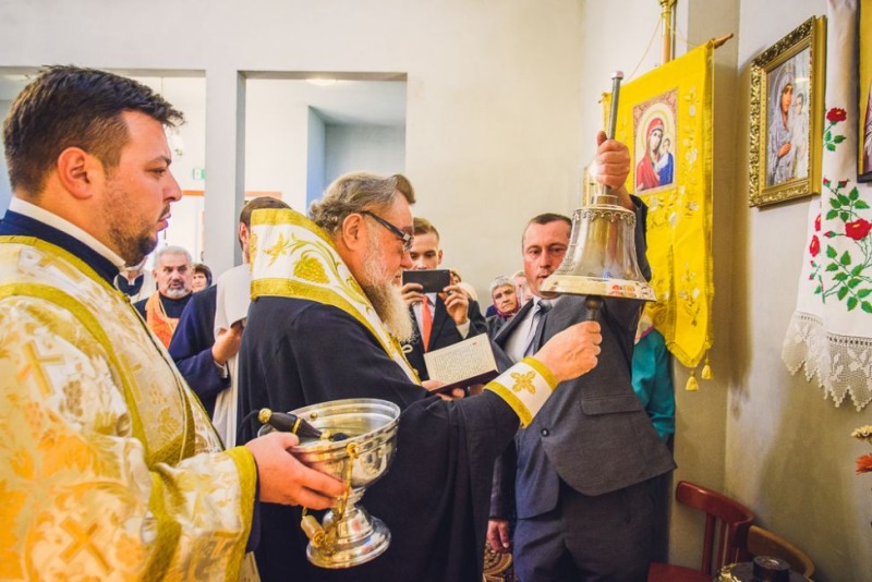 Poświęcenie ikonostasu i dzwonów w Zbuczu