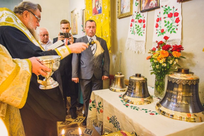 Poświęcenie ikonostasu i dzwonów w Zbuczu