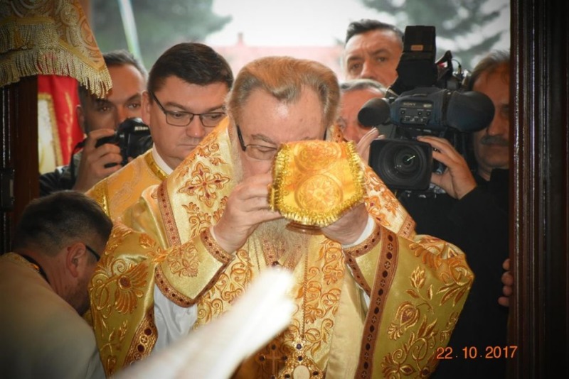 Uroczystości poświęcenia cerkwi w Dolicach