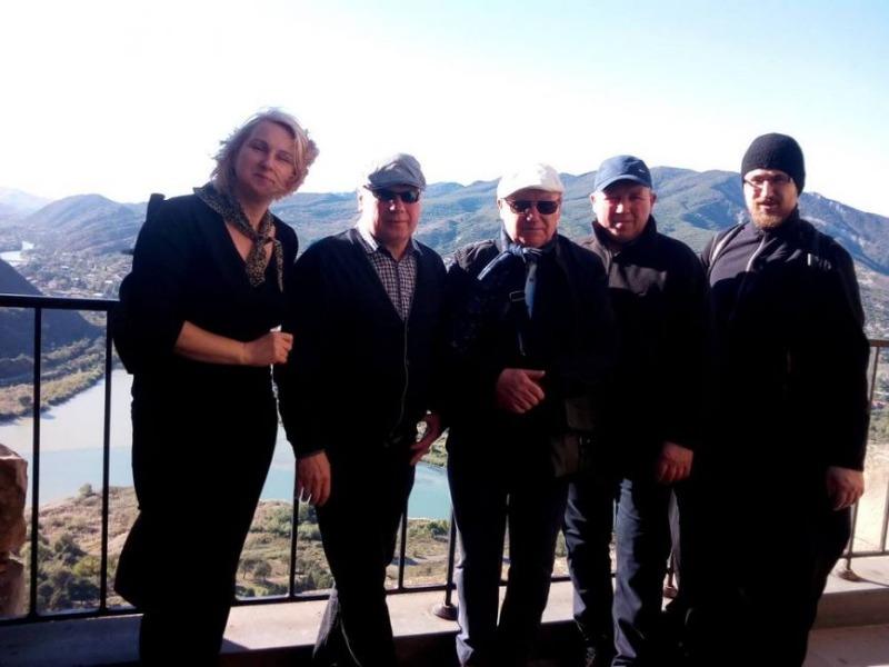 Delegacja bractwa w Gruzji