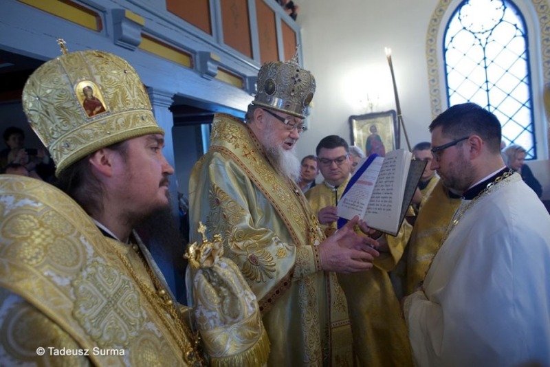 Uroczystości poświęcenia cerkwi w Dolicach