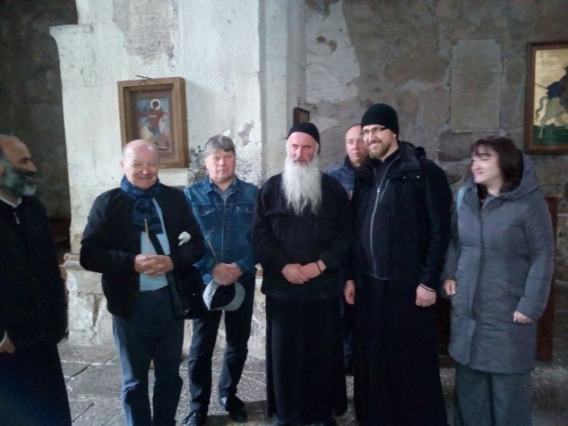 Delegacja bractwa w Gruzji