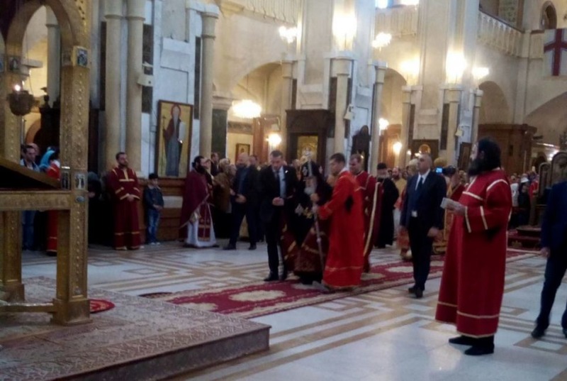 Delegacja bractwa w Gruzji