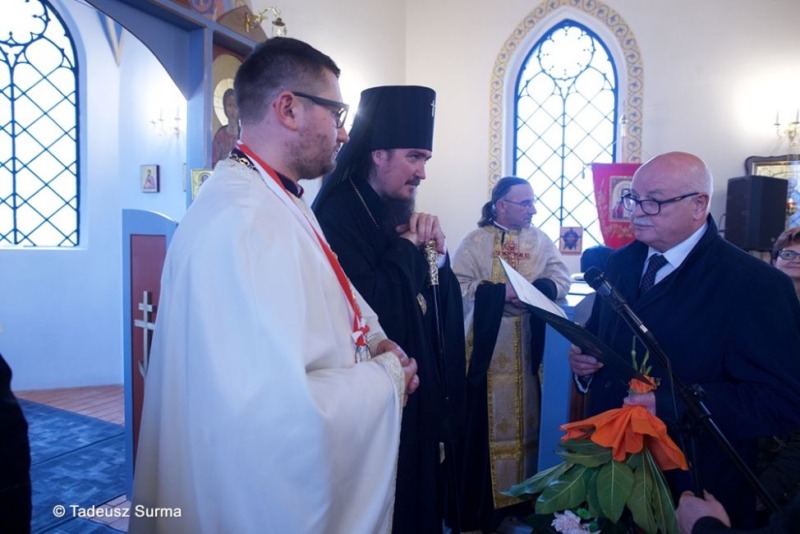 Uroczystości poświęcenia cerkwi w Dolicach