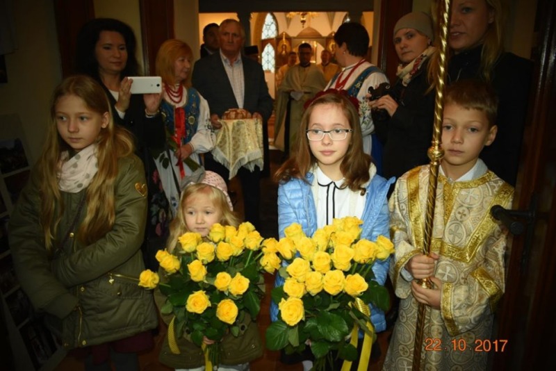 Uroczystości poświęcenia cerkwi w Dolicach