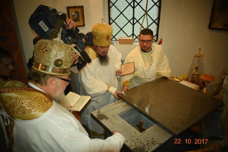 Uroczystości poświęcenia cerkwi w Dolicach