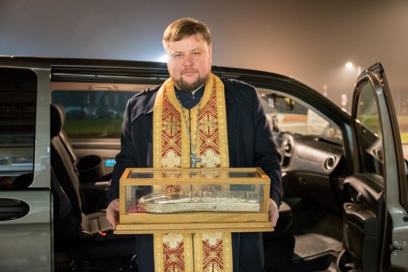 Relikwie św. Nektariusza w Warszawie