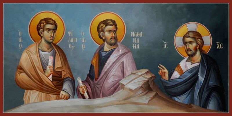 Apostoł Filip, Natanael i Chrystus