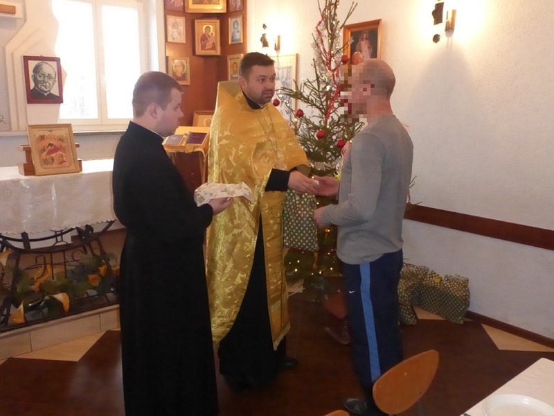 Spotkania wigilijne w białostockim Areszcie Śledczym i Zakładzie Karnym