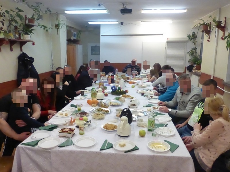 Spotkania wigilijne w białostockim Areszcie Śledczym i Zakładzie Karnym