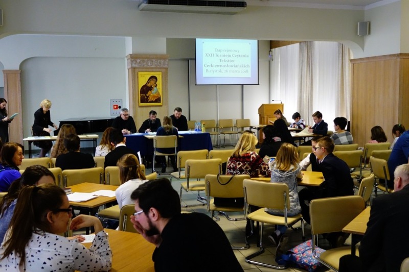 Białostockie eliminacje Turnieju Czytania Tekstów Cerkiewnosłowiańskich