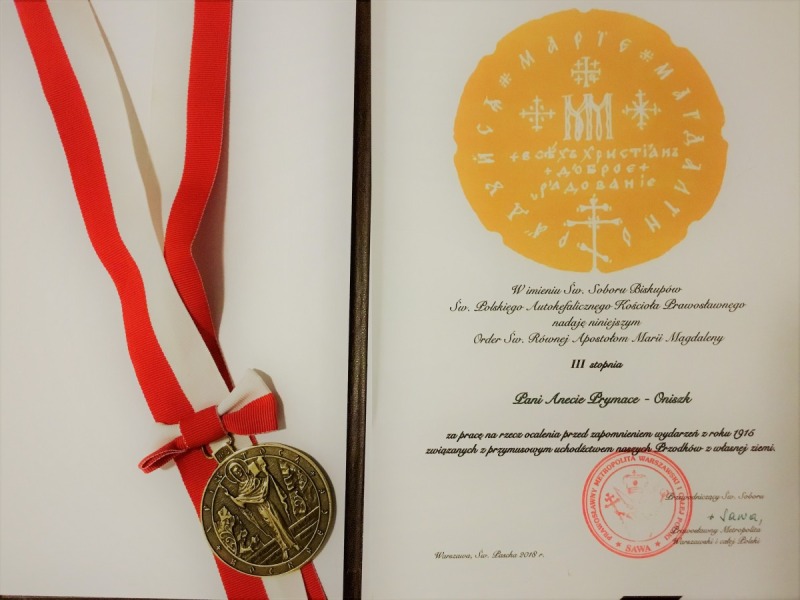Order św. Marii Magdaleny dla autorki „Bieżeństwa”