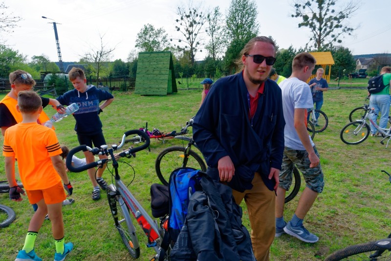 Fotogaleria: młodzieżowa pielgrzymka rowerowa do Łaźni