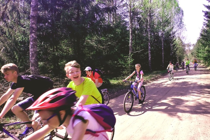 Fotogaleria: młodzieżowa pielgrzymka rowerowa do Łaźni