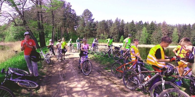 Fotogaleria: młodzieżowa pielgrzymka rowerowa do Łaźni