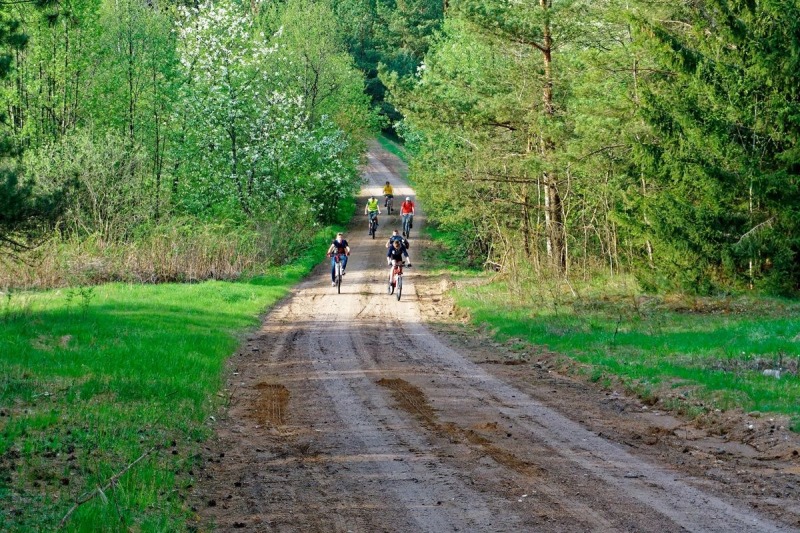 Fotogaleria: młodzieżowa pielgrzymka rowerowa do Łaźni
