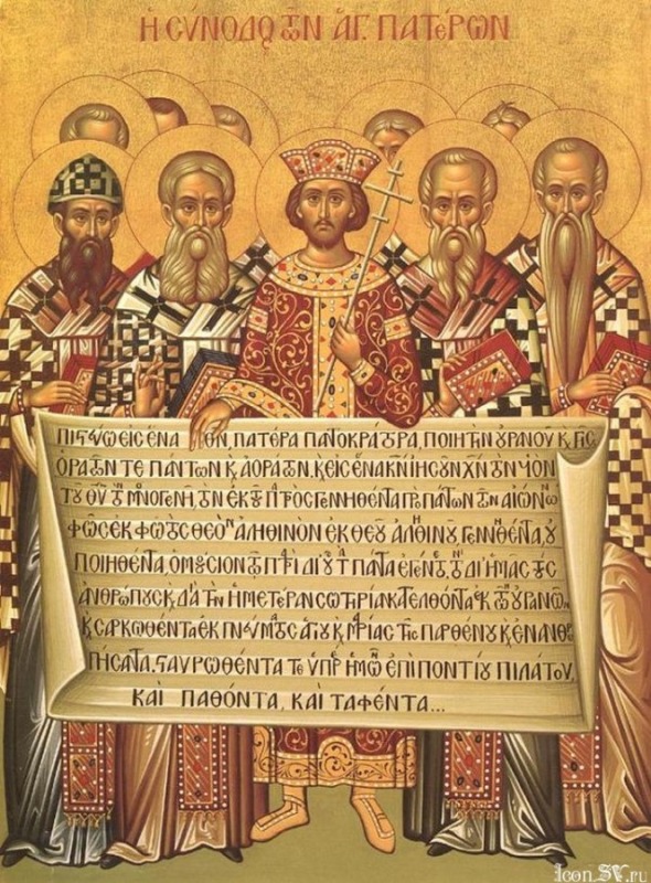 Synaksarion VII Niedzieli po Święcie Paschy. Trzystu osiemnastu Ojców z Nicei 