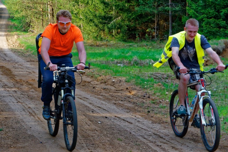 Fotogaleria: młodzieżowa pielgrzymka rowerowa do Łaźni