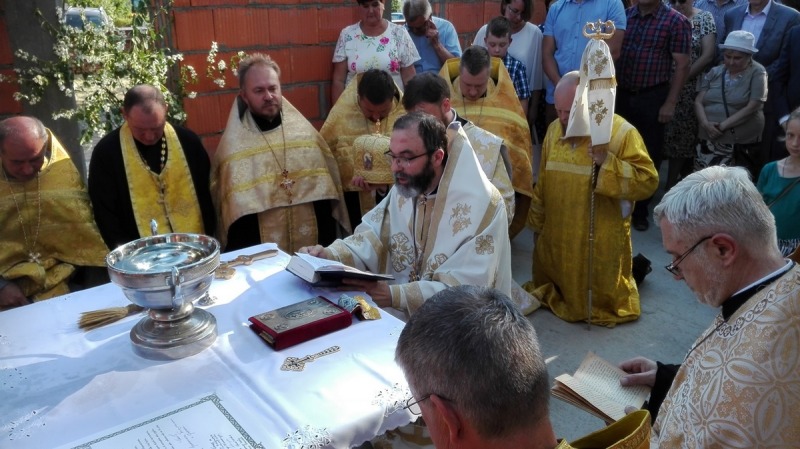 Poświęcenie kamienia węgielnego w Wasilkowie