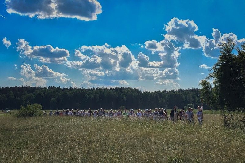 Pierwsza piesza pielgrzymka z Supraśla do Łaźni