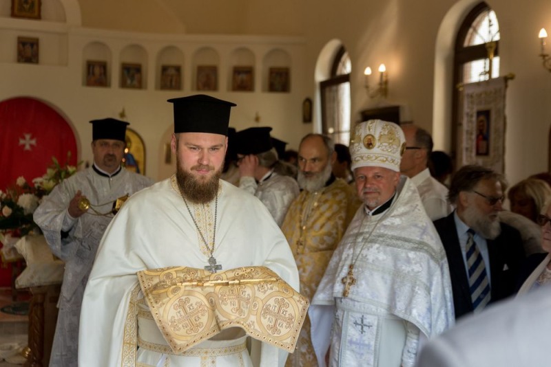 Poświęcenie cerkwi w Samborzu