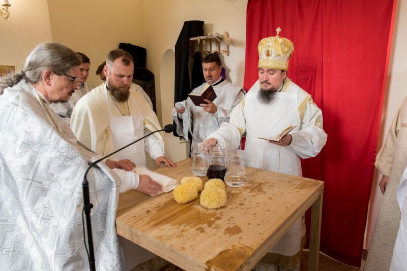 Poświęcenie cerkwi w Samborzu