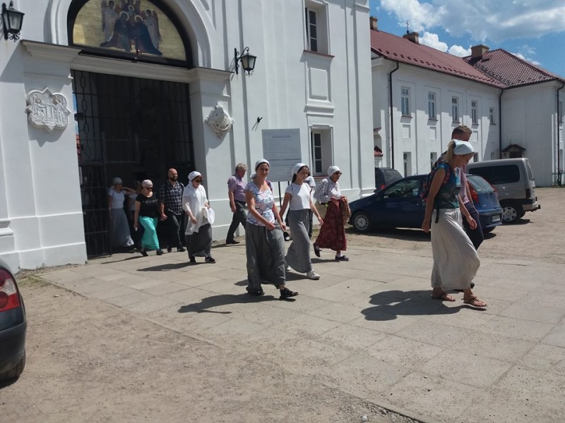 Pierwsza piesza pielgrzymka z Supraśla do Łaźni