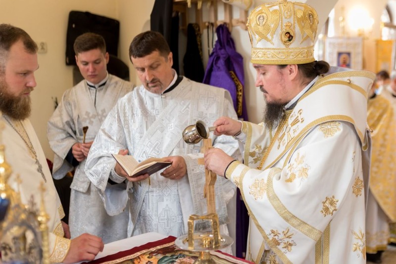 Poświęcenie cerkwi w Samborzu