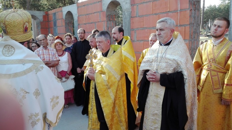 Poświęcenie kamienia węgielnego w Wasilkowie