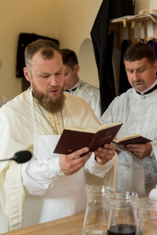 Poświęcenie cerkwi w Samborzu