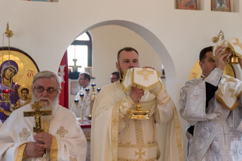 Poświęcenie cerkwi w Samborzu
