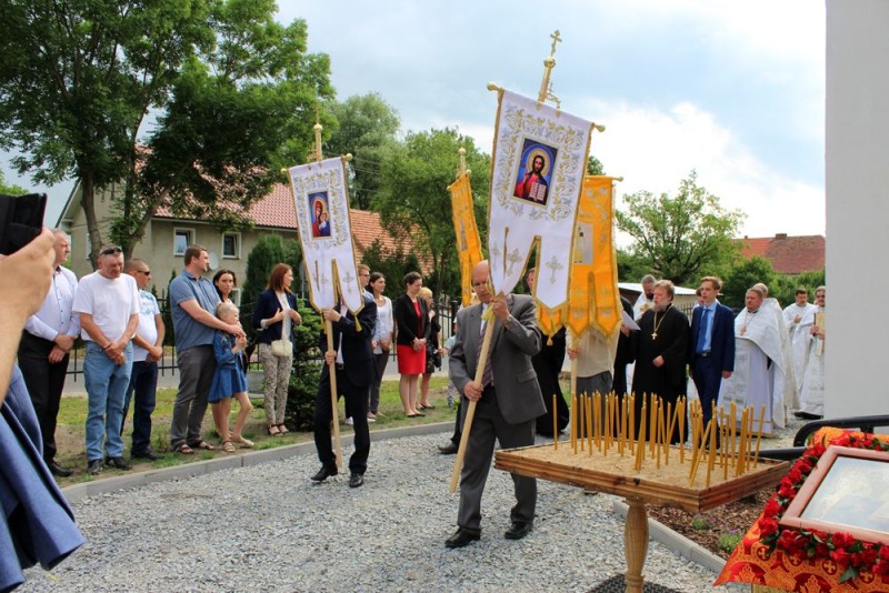 Poświęcenie cerkwi w Samborzu