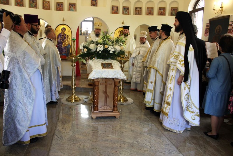 Poświęcenie cerkwi w Samborzu