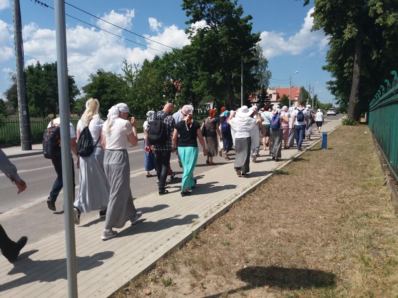 Pierwsza piesza pielgrzymka z Supraśla do Łaźni