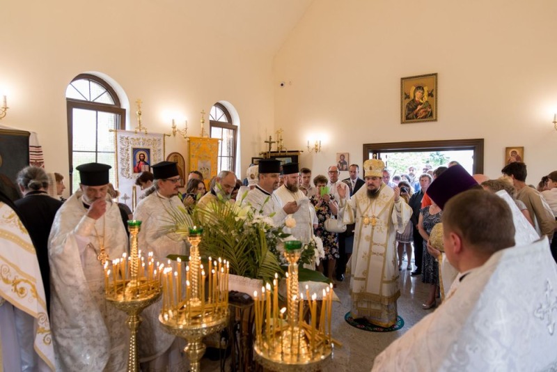 Poświęcenie cerkwi w Samborzu