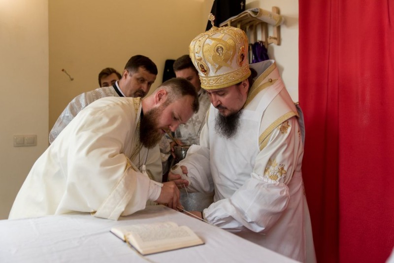 Poświęcenie cerkwi w Samborzu